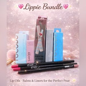 Beauty Treats Lippie Bundle – Pink & Nude Lip Liners and Balms